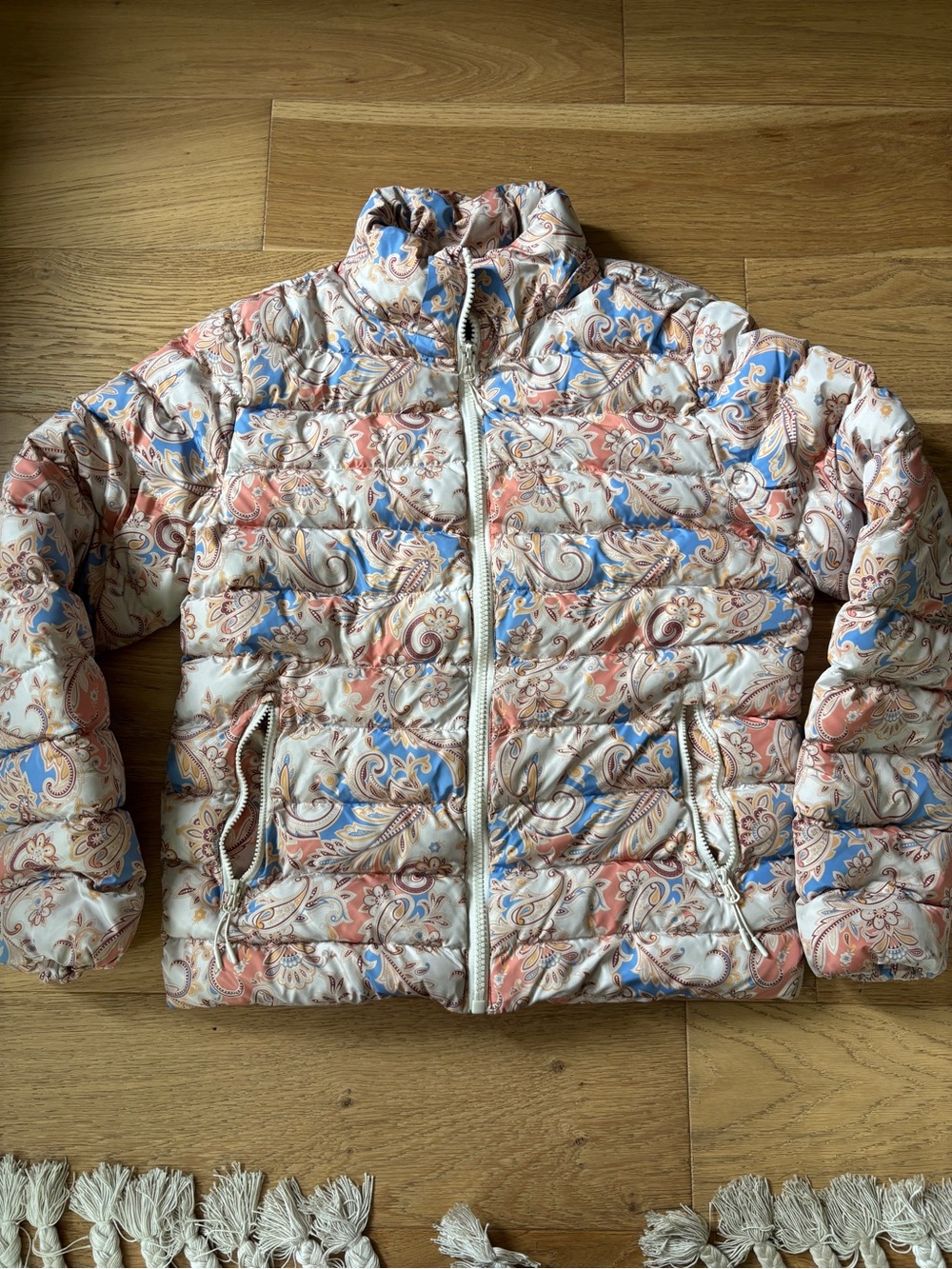 ETNT paisley puffer jacket womens medium